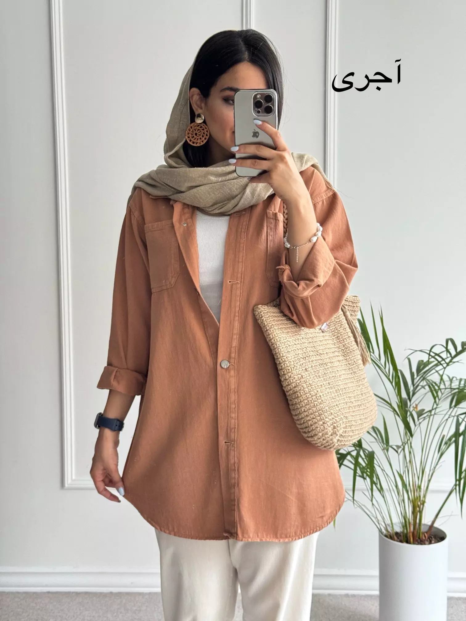 مانتو کتان زارا پلاس بلند ( دارای ایراد جزئی )